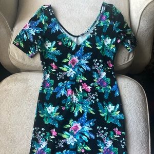 H&M Dresses - Tropical floral black mini dress H&M divided H&M Dresses - Tropical floral black mini dress H&M divided